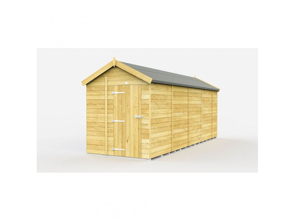 6ft x 17ft Apex Shed