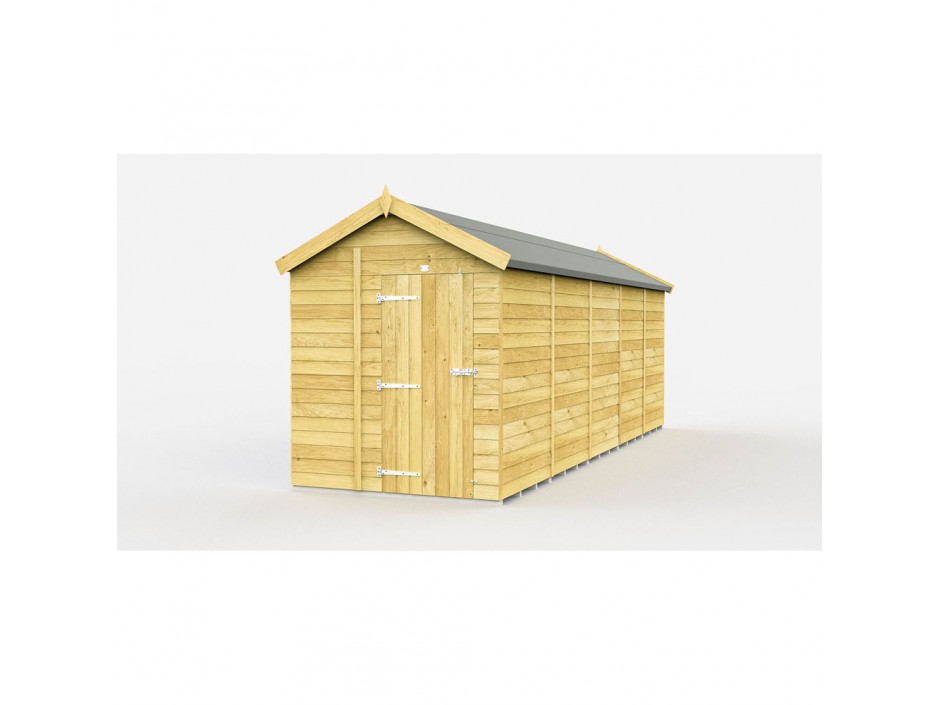 6ft x 19ft Apex Shed