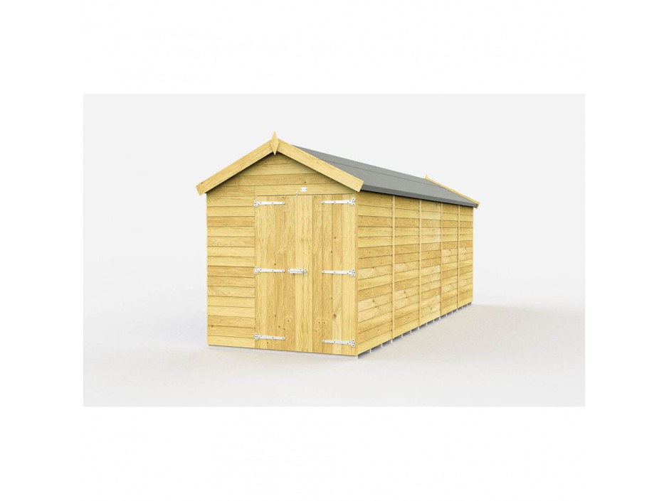 6ft x 19ft Apex Shed