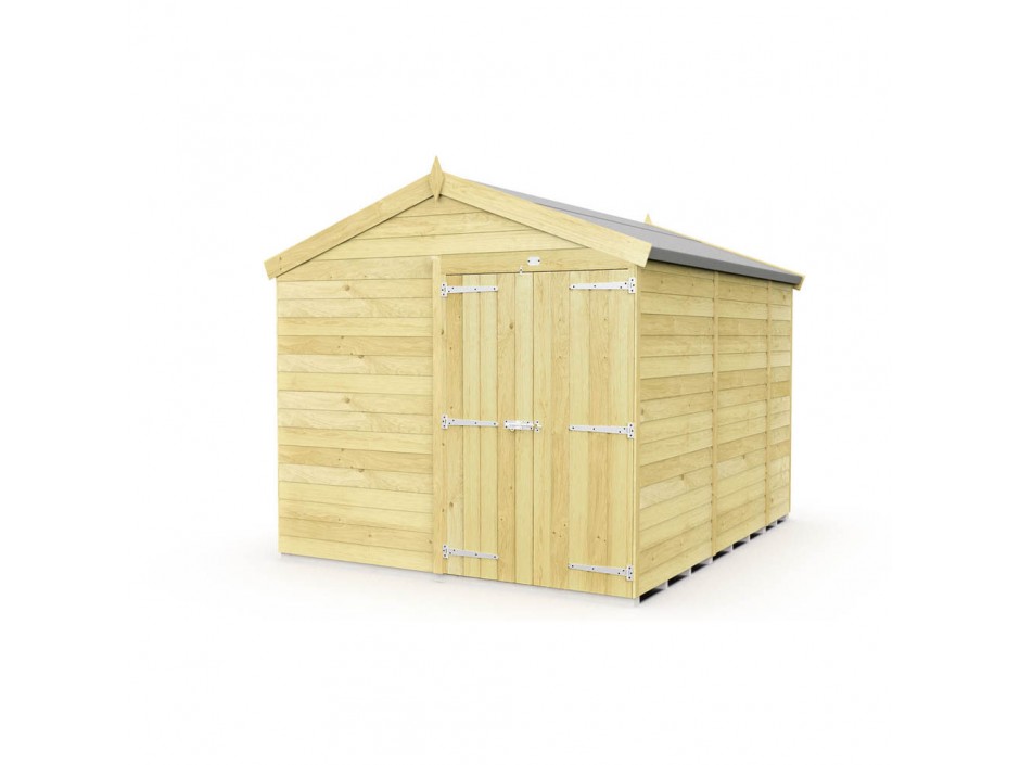 8ft x 10ft Apex Shed