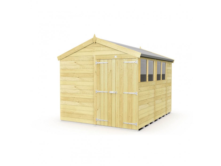 8ft x 10ft Apex Shed