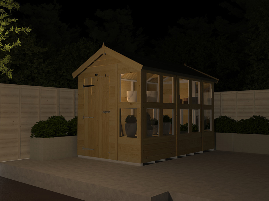 10ft x 6ft Apex Potting Shed