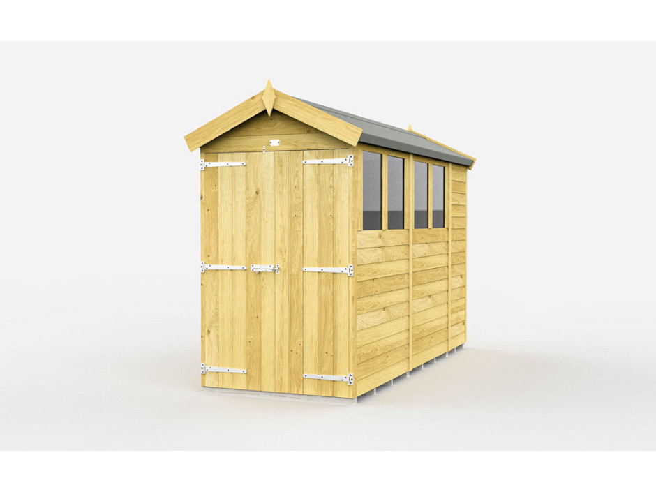 4ft x 11ft Apex Shed