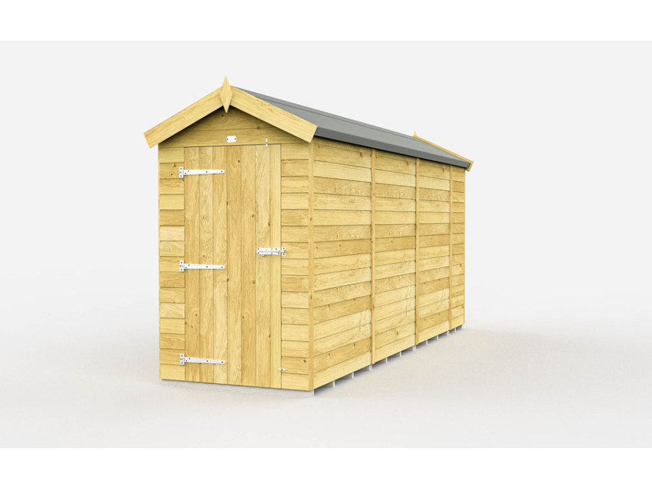 4ft x 13ft Apex Shed