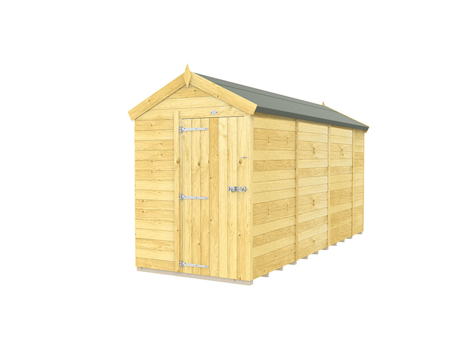 5ft x 14ft Apex Shed