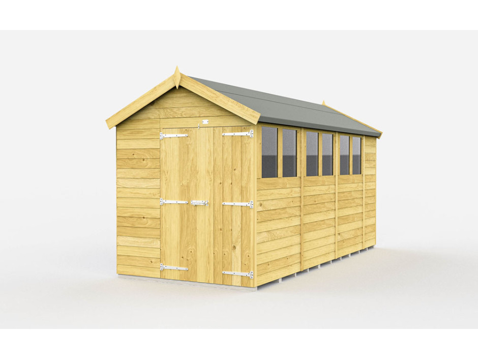 6ft x 15ft Apex Shed