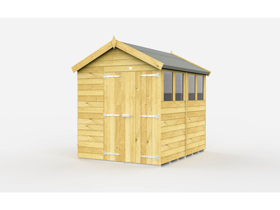 7ft x 8ft Apex Shed