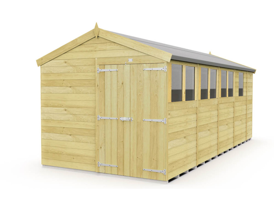 8ft x 17ft Apex Shed