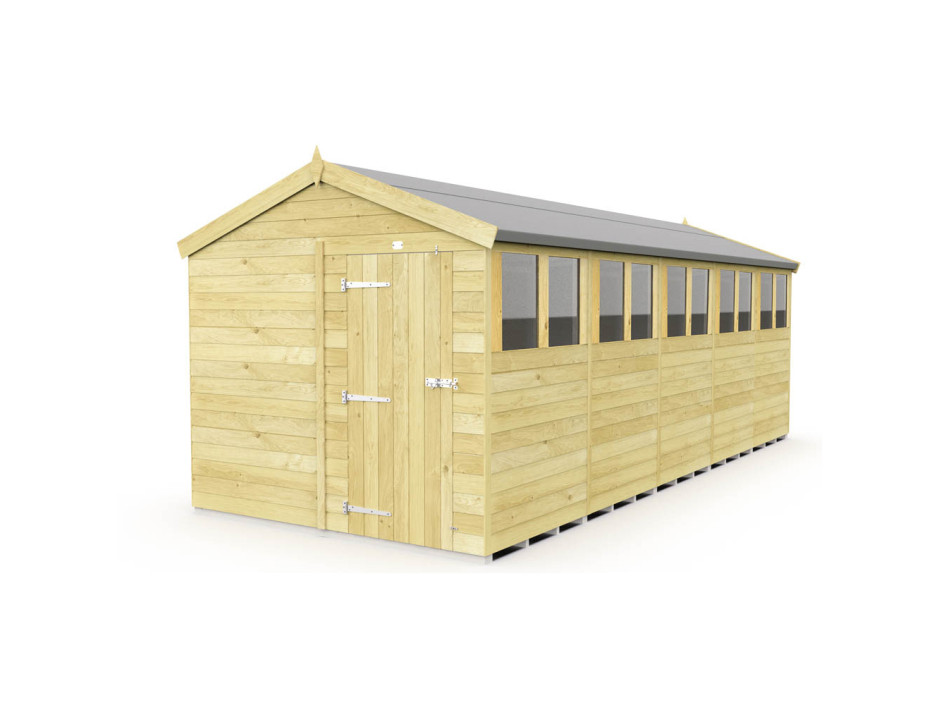 8ft x 20ft Apex Shed