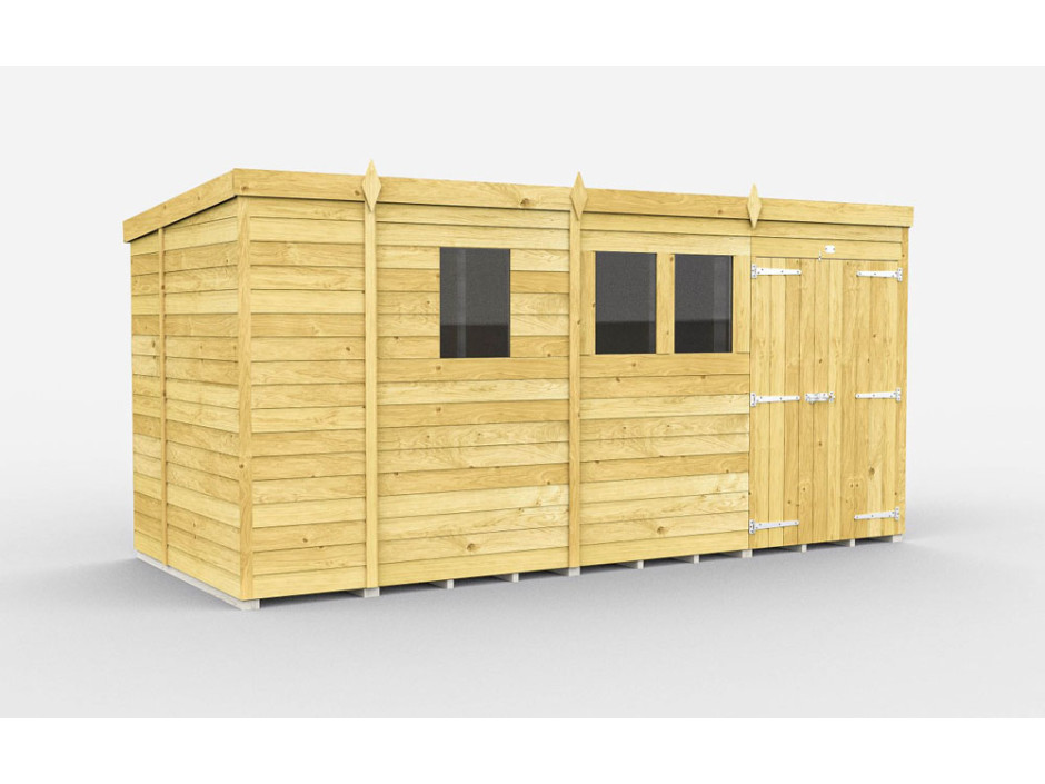 13ft x 6ft Pent Shed