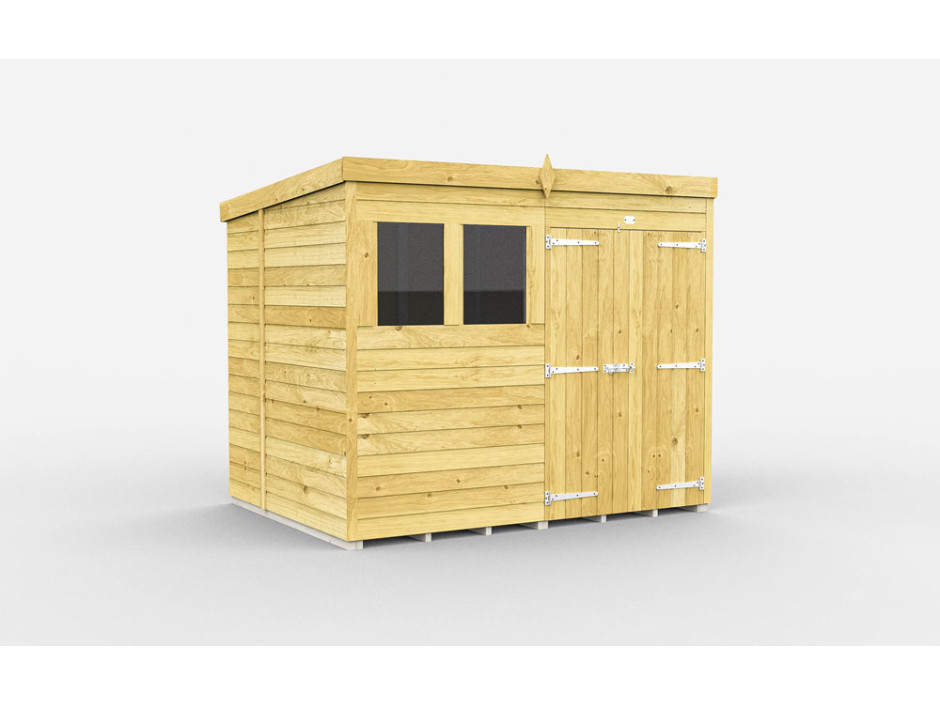 8ft x 7ft Pent Shed