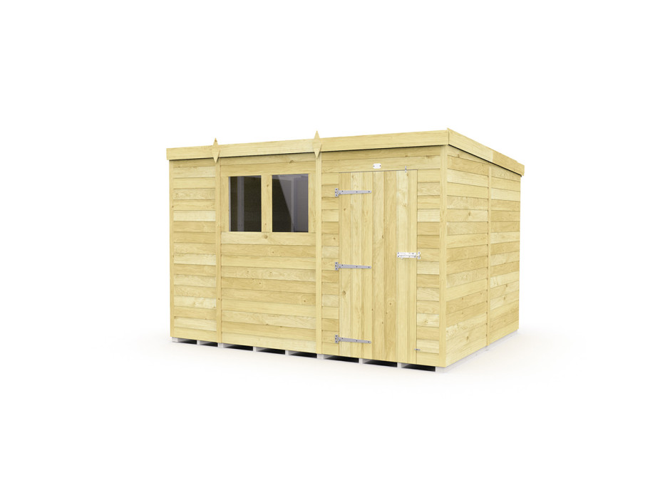 10ft x 8ft Pent Shed