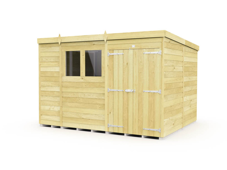 10ft x 8ft Pent Shed