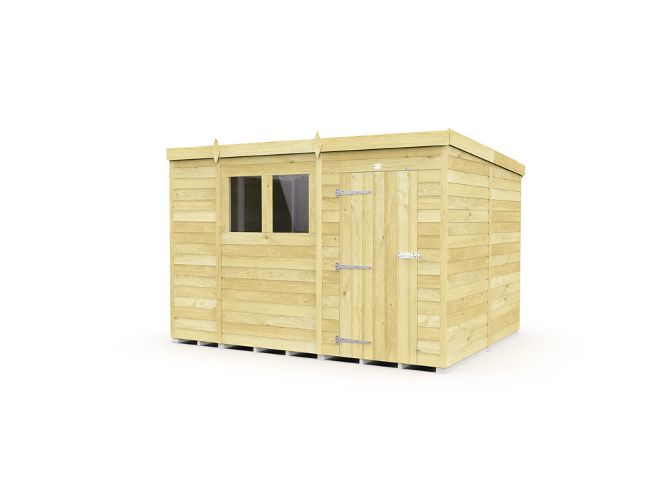 11ft x 8ft Pent Shed