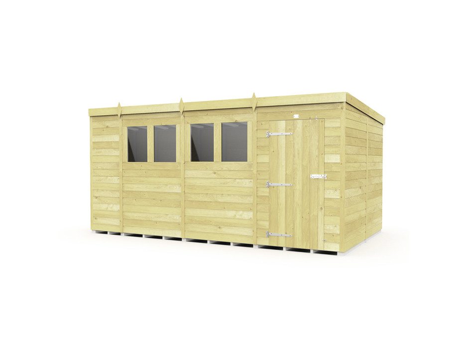 15ft x 8ft Pent Shed