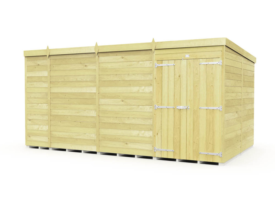 15ft x 8ft Pent Shed