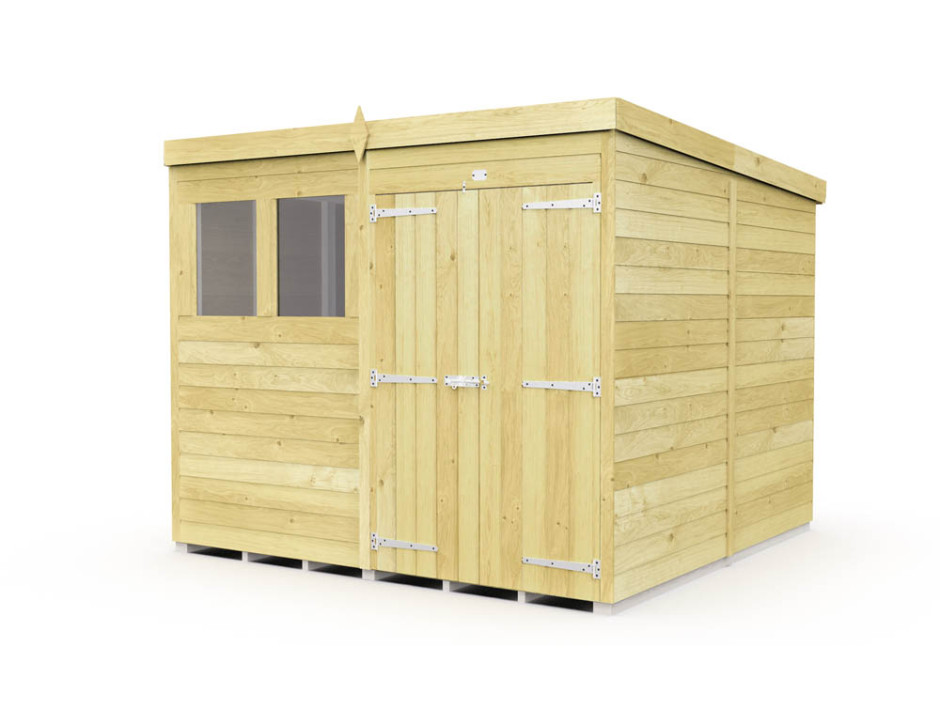 8ft x 8ft Pent Shed