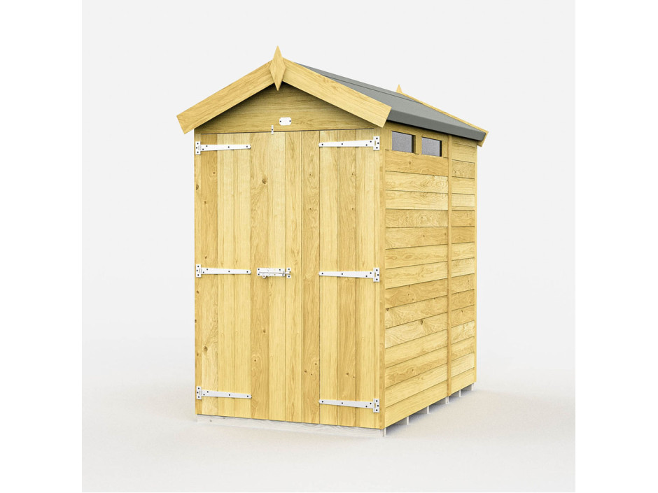 4ft x 6ft Apex Security Shed