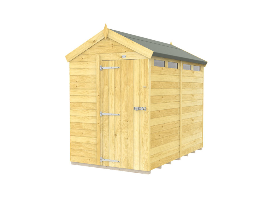 5ft x 8ft Apex Security Shed