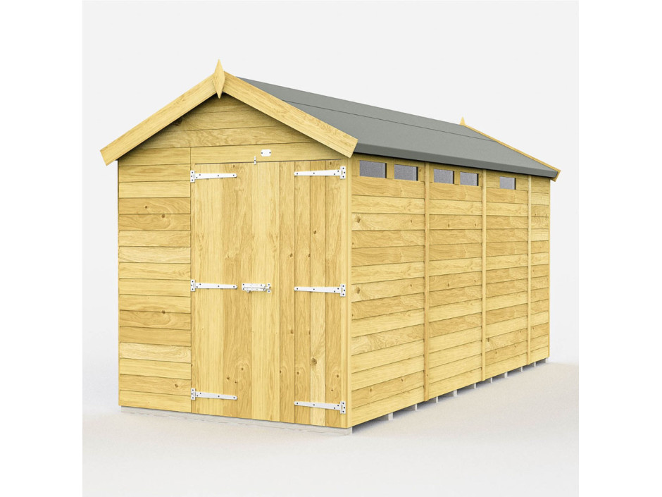 6ft x 13ft Apex Security Shed