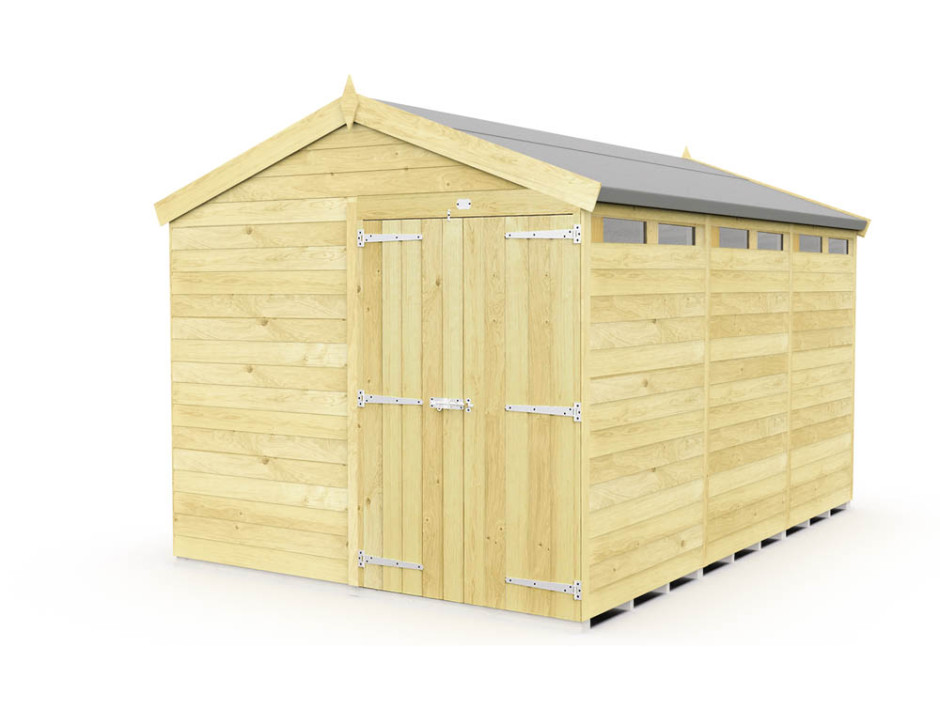 8ft x 12ft Apex Security Shed