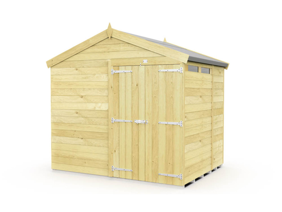 8ft x 7ft Apex Security Shed