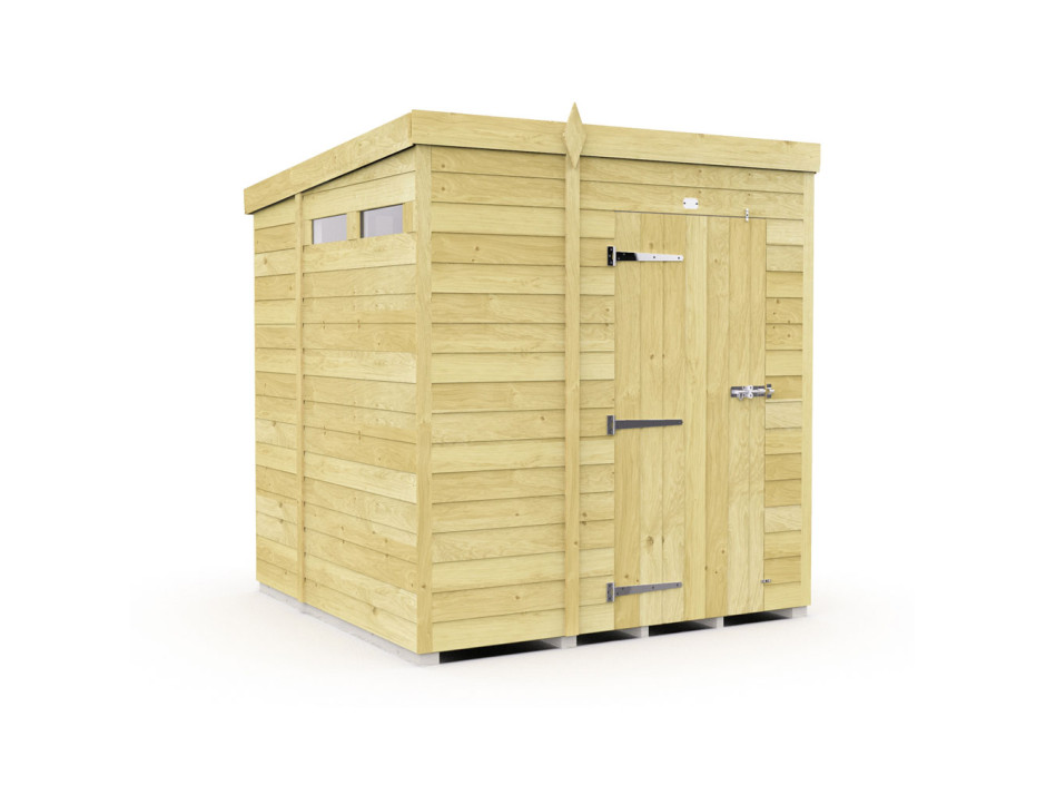 7ft x 6ft Pent Security Shed