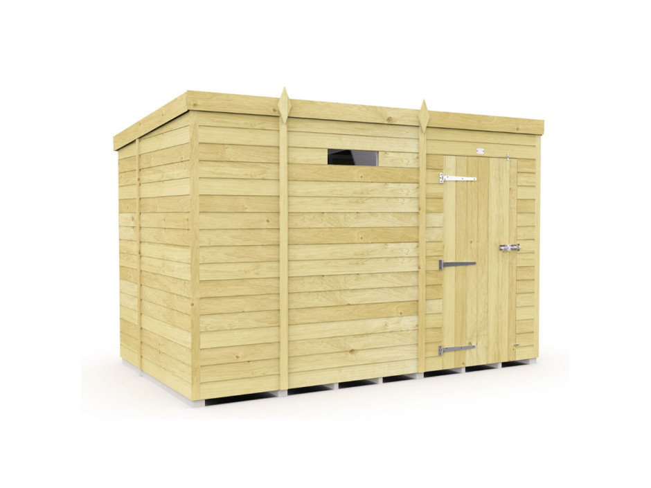 9ft x 7ft Pent Security Shed