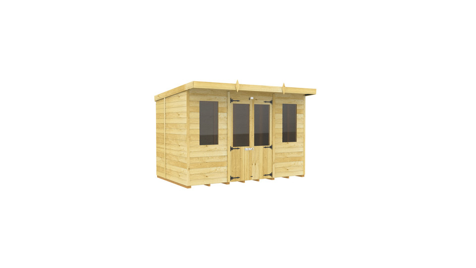 10ft x 8ft Pent Summer House