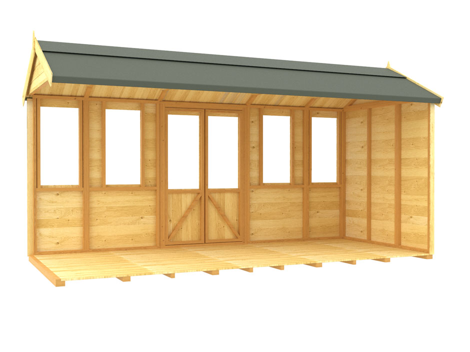 8ft x 14ft Apex Summer House