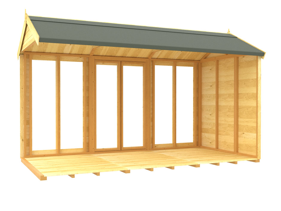 5ft x 12ft Apex Summer House (Full Height Window)